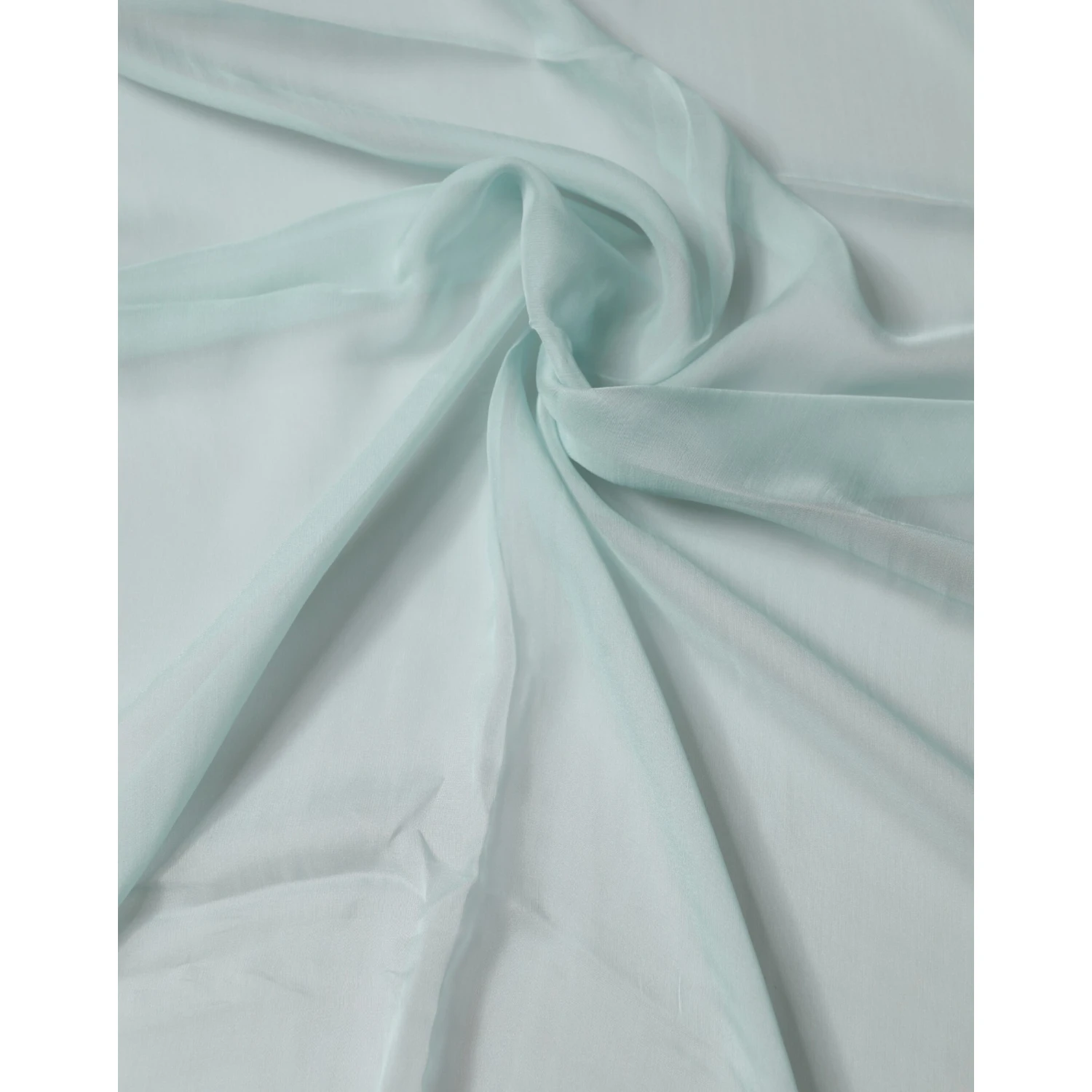 Light Teal Silk Stole Neck Wrap Shawl  Scarf