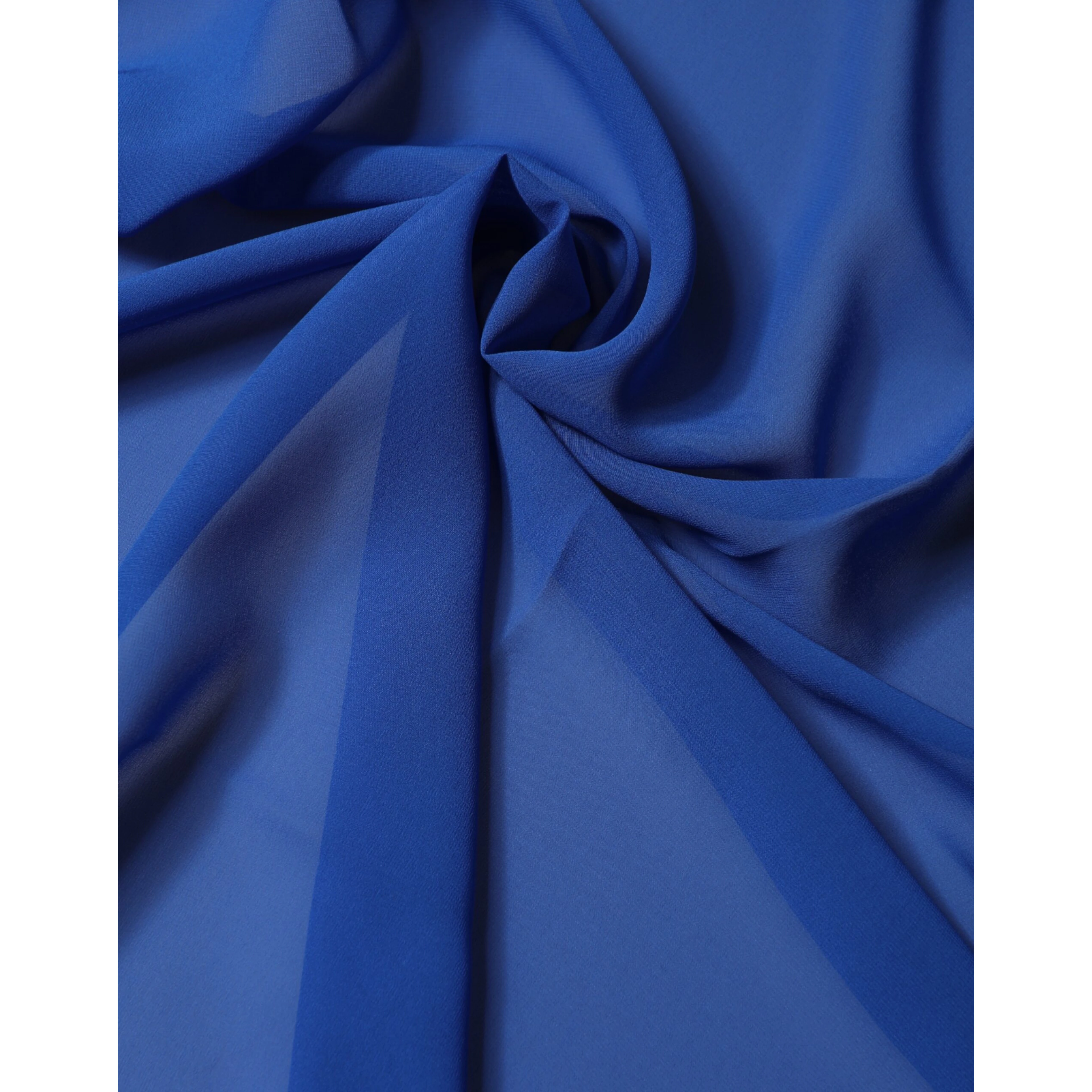 Blue Silk Stole Neck Wrap Shawl Men  Scarf