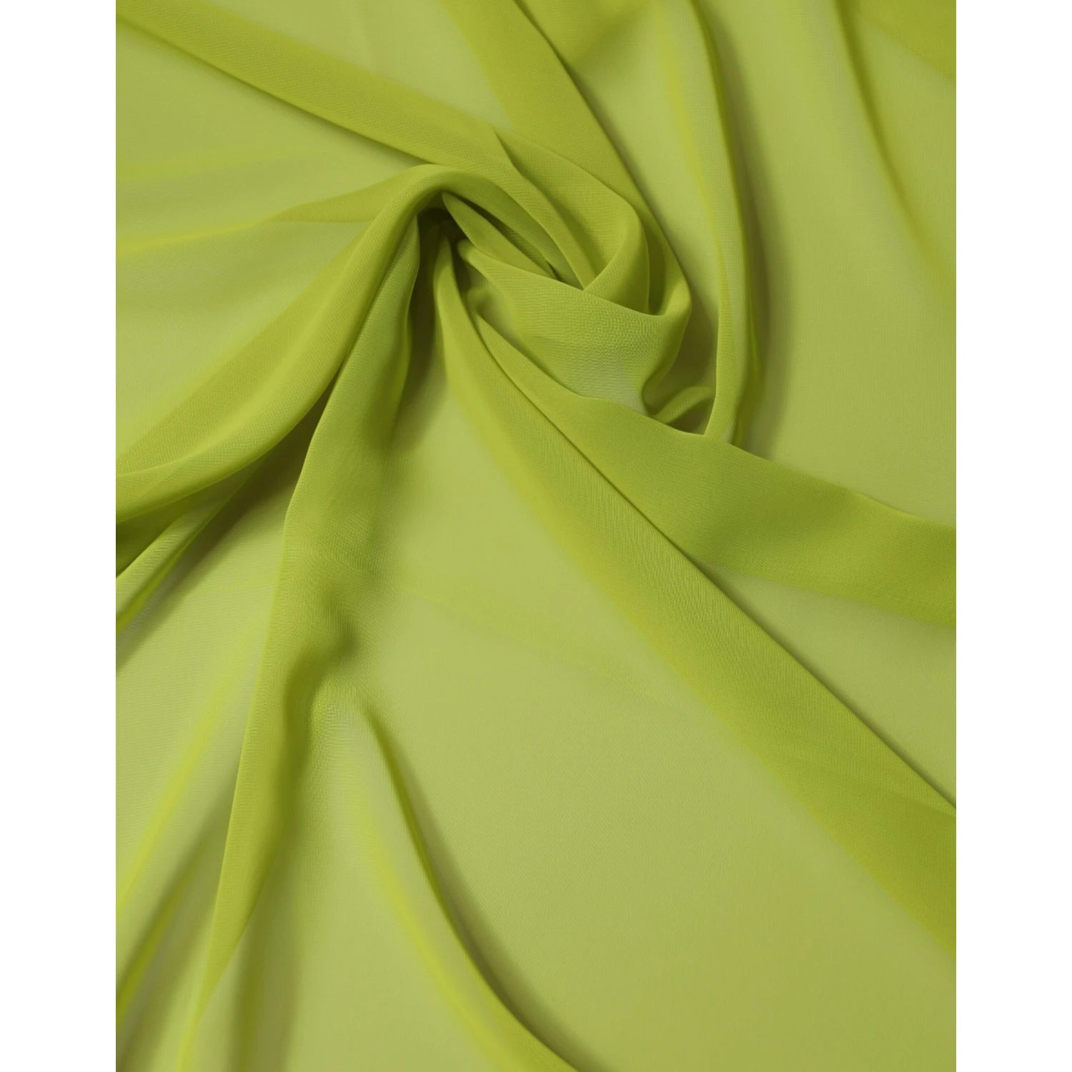 Green Polyester Stole Neck Wrap Shawl  Scarf