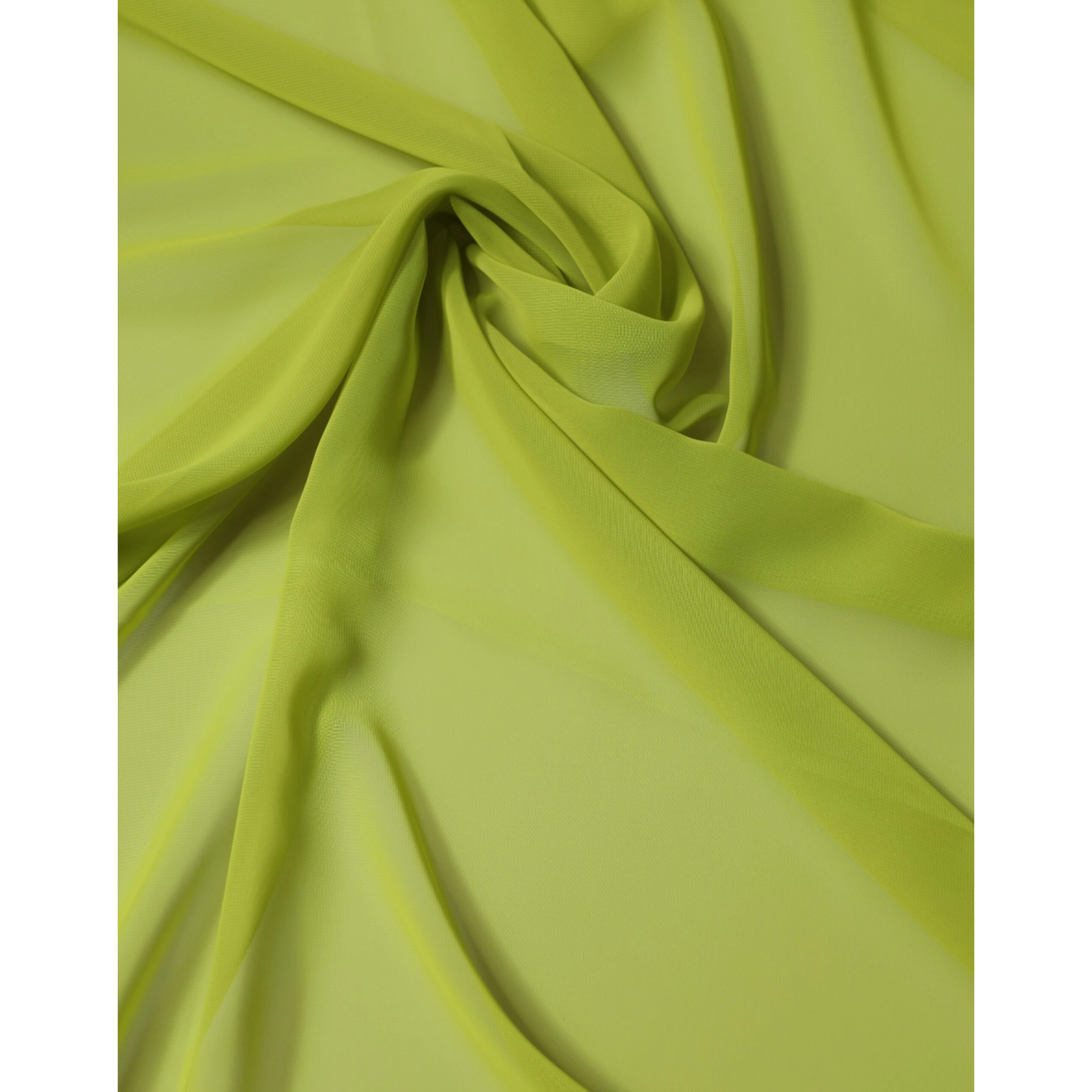 Green Polyester Stole Neck Wrap Shawl  Scarf