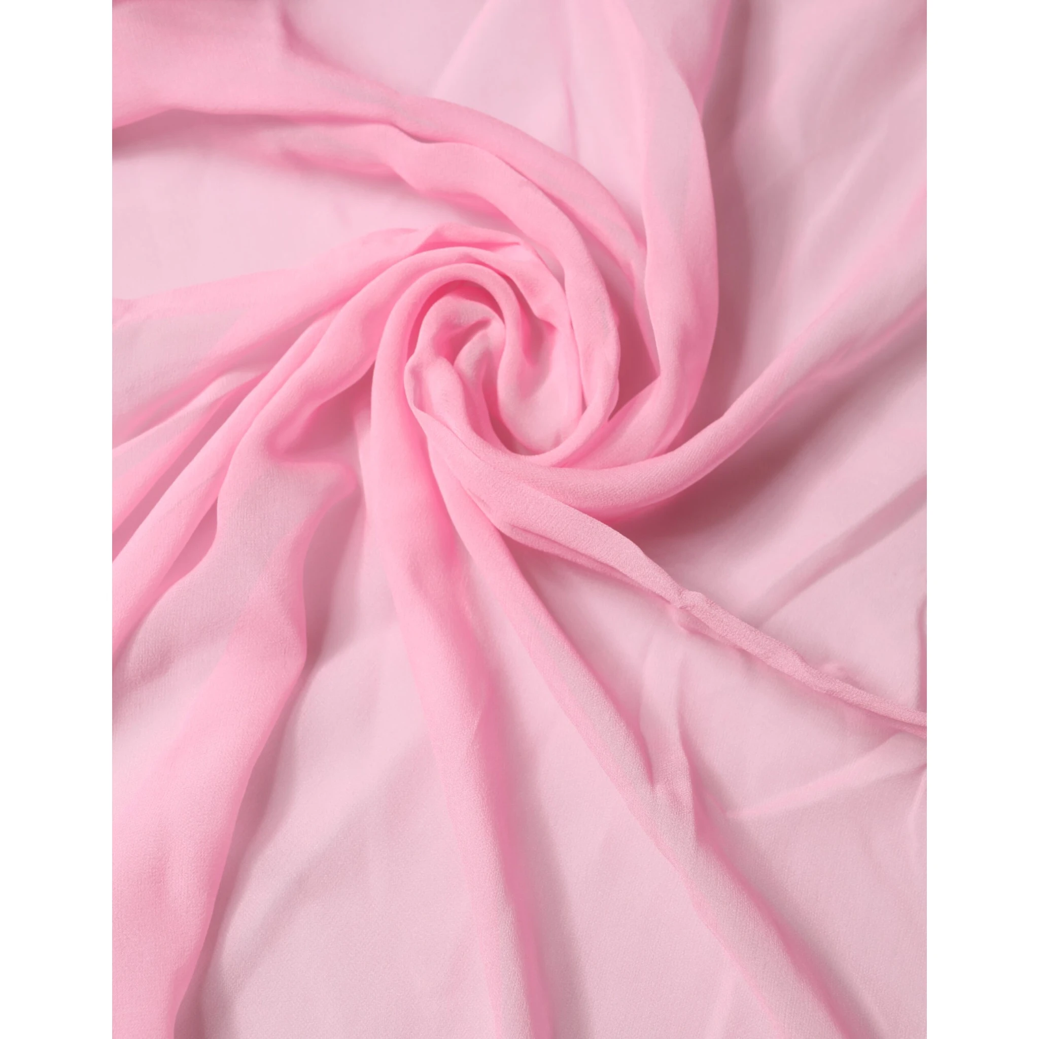 Pink Silk Sash Neck Wrap Shawl Men Scarf