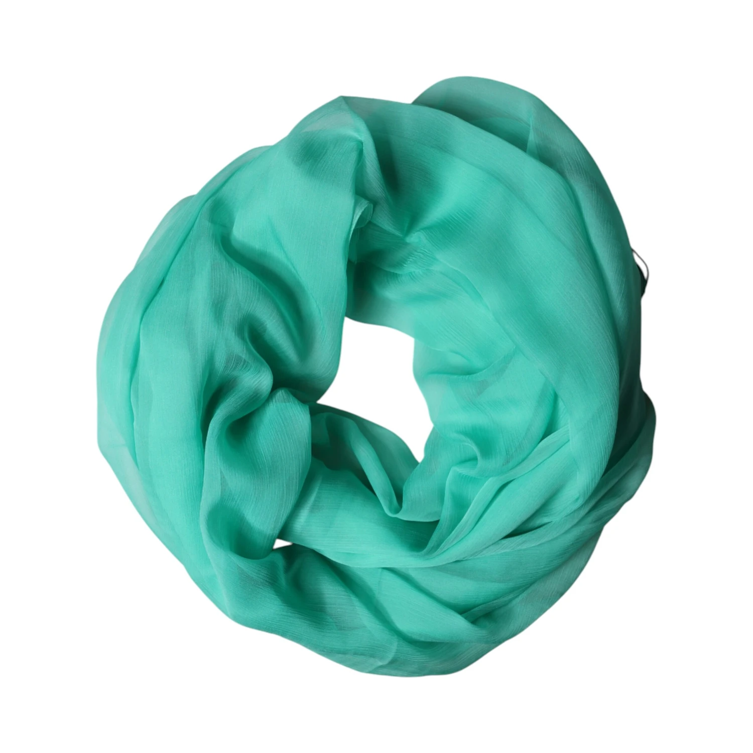 Teal Stole Silk Neck Wrap Shawl Men Scarf
