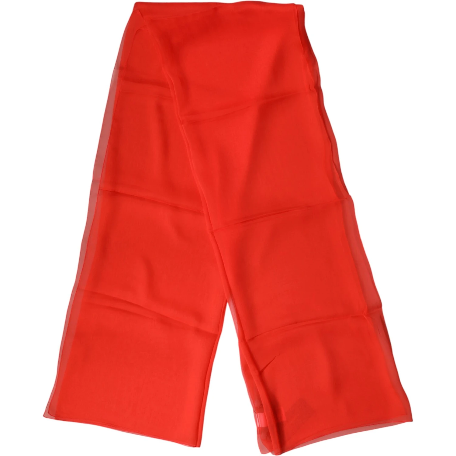 Red Stole Silk Neck Wrap Shawl Scarf