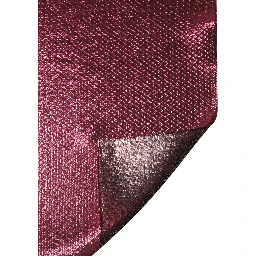 Metallic Pink Silk Square Foulard Scarf