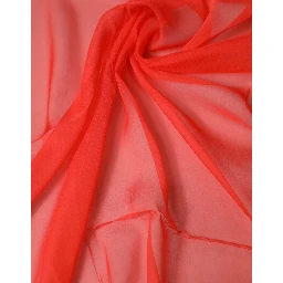 Red Stole Silk Neck Wrap Shawl Scarf