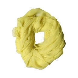Yellow Stole Silk Neck Wrap Shawl Men  Scarf