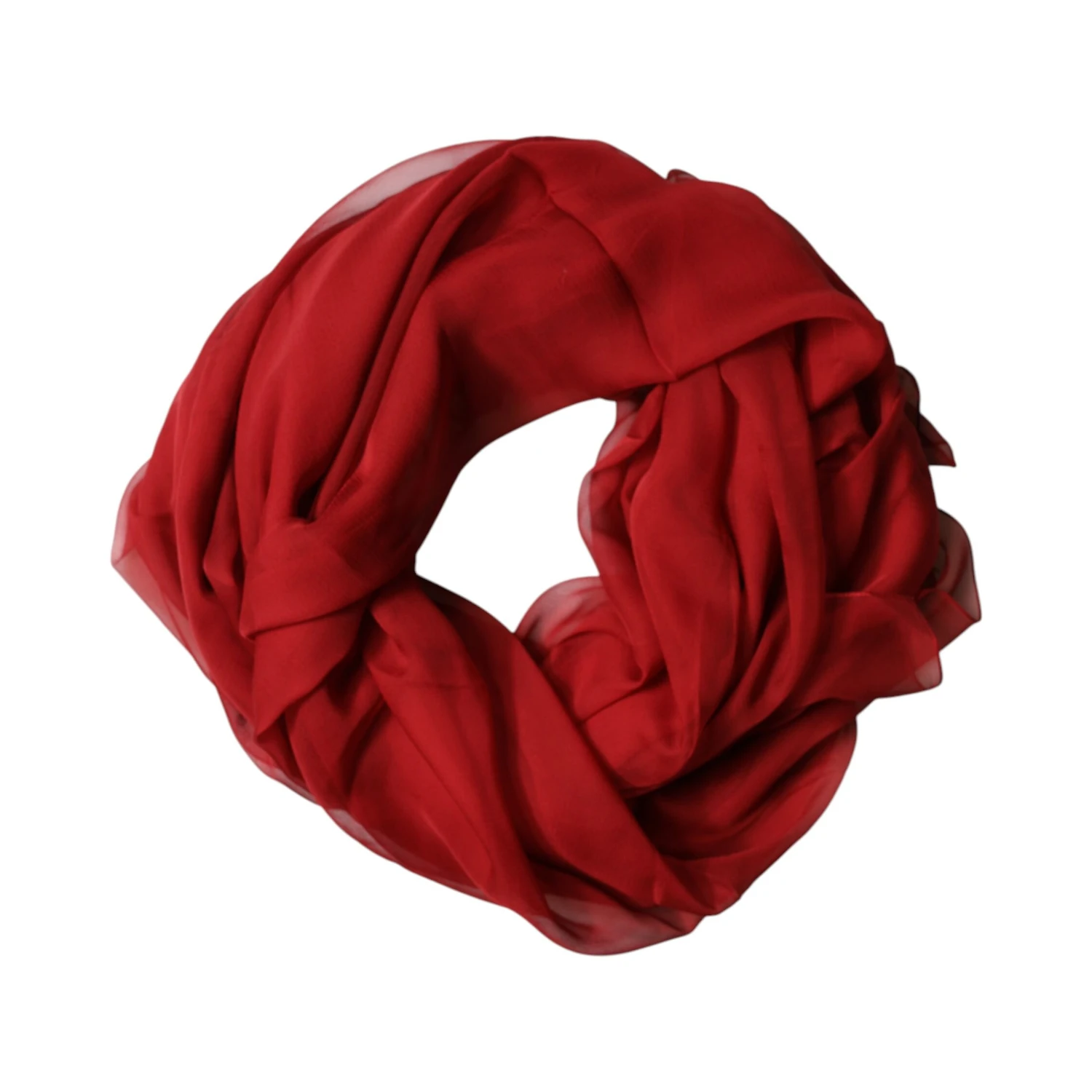 Red Stole Silk Neck Wrap Shawl Men Scarf