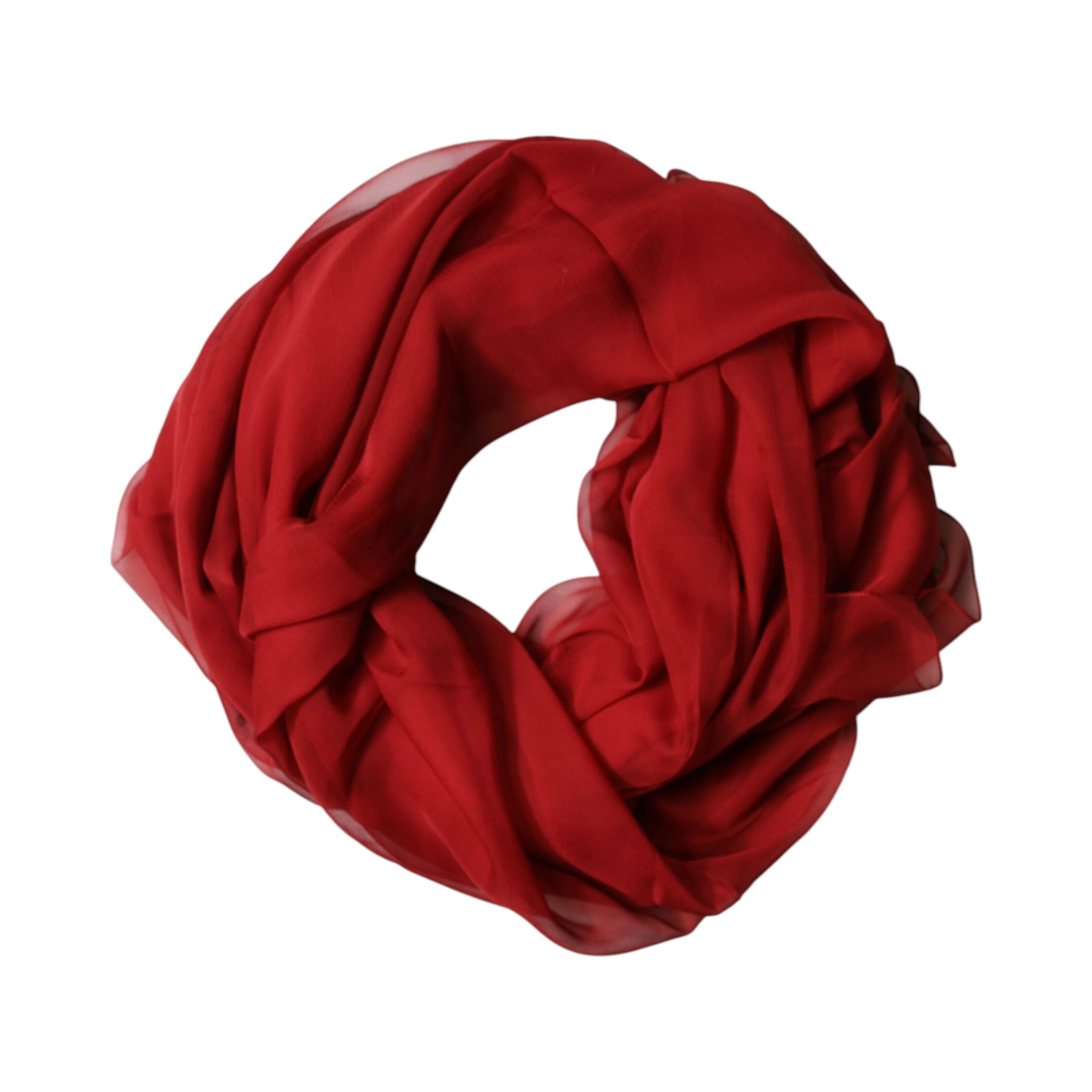 Red Stole Silk Neck Wrap Shawl Men Scarf