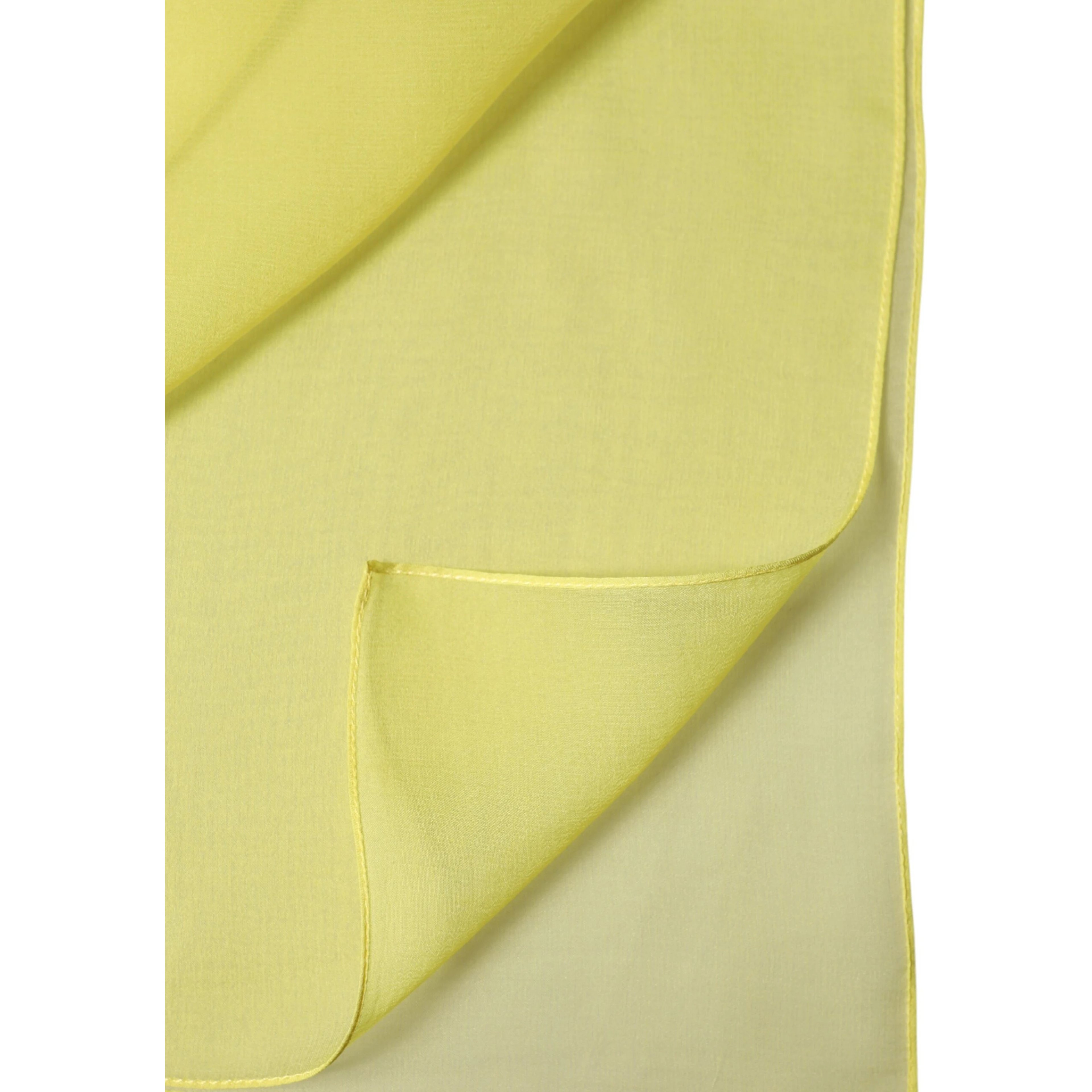 Yellow Stole Silk Neck Wrap Shawl Men  Scarf