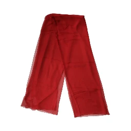 Red Stole Silk Neck Wrap Shawl Men Scarf