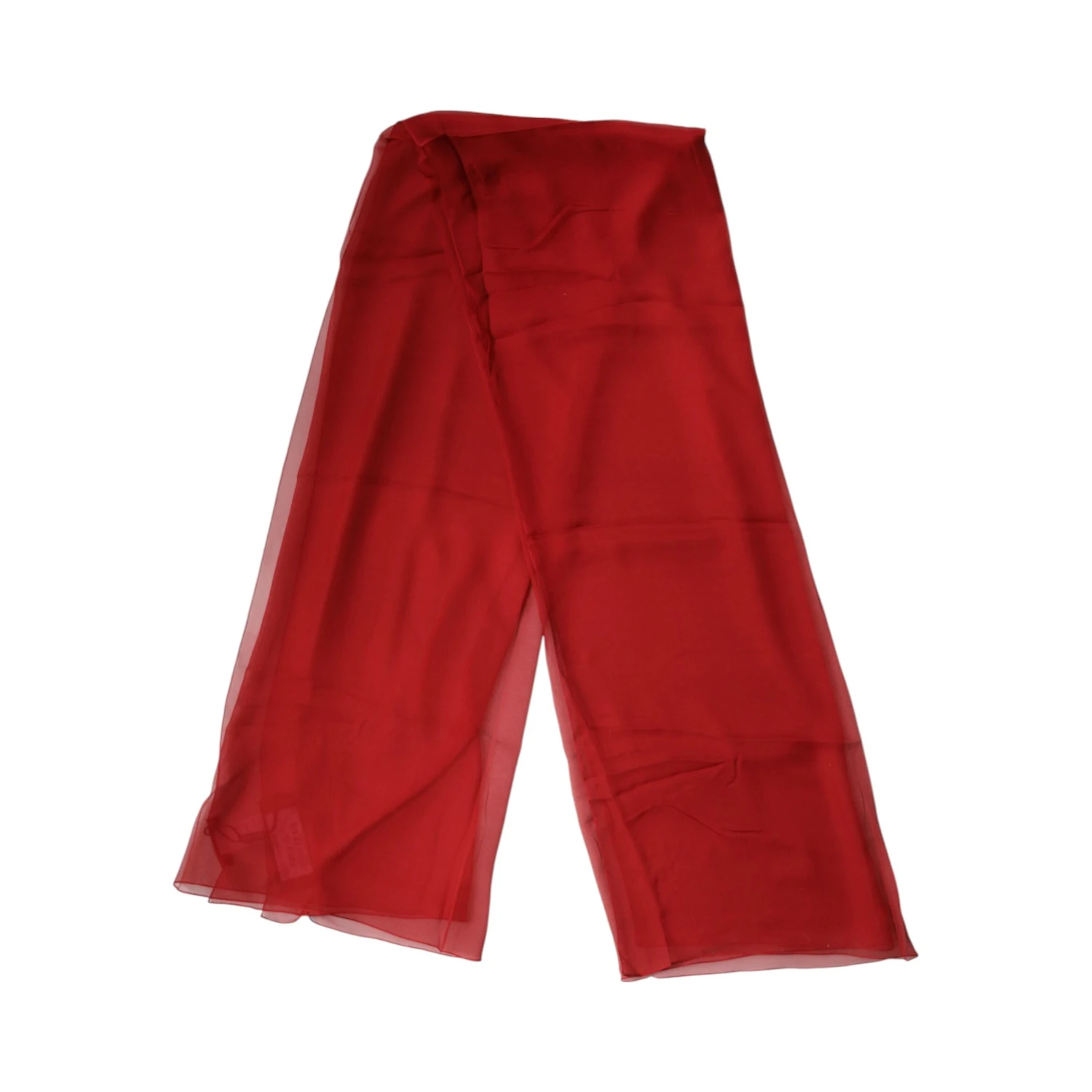 Red Stole Silk Neck Wrap Shawl Men Scarf