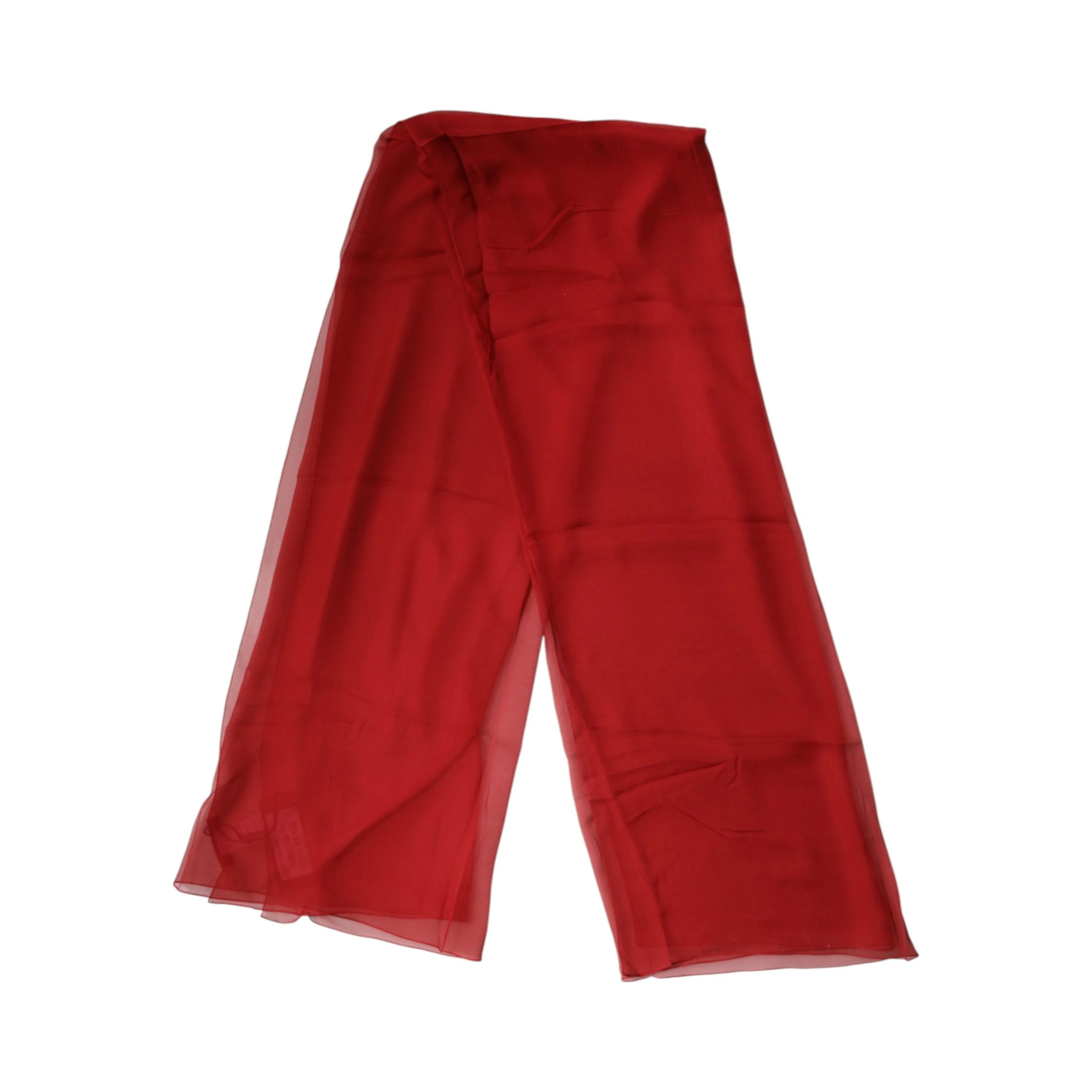 Red Stole Silk Neck Wrap Shawl Men Scarf
