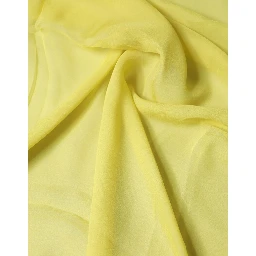 Yellow Stole Silk Neck Wrap Shawl Men  Scarf