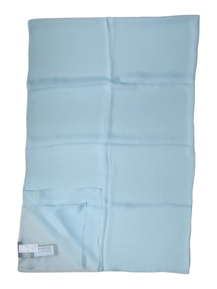 Light Blue Stole Silk Neck Wrap Shawl Scarf alternative