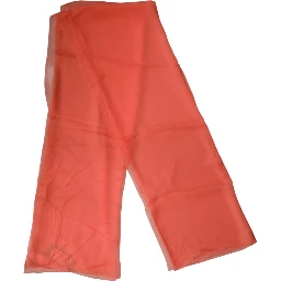 Orange Stole Silk Neck Wrap Shawl Men Scarf