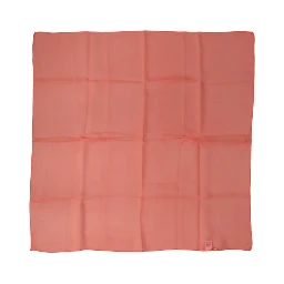 Orange Silk Neck Wrap Square Foulard  Scarf