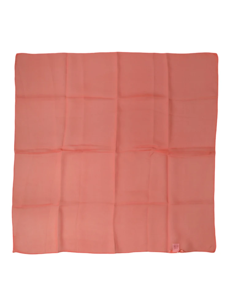 Orange Silk Neck Wrap Square Foulard  Scarf alternative