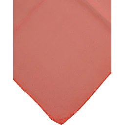 Orange Silk Neck Wrap Square Foulard  Scarf