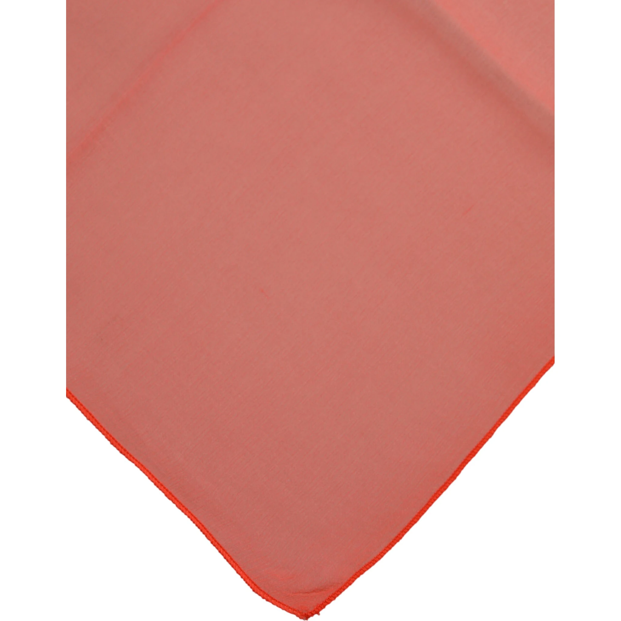 Orange Silk Neck Wrap Square Foulard Scarf