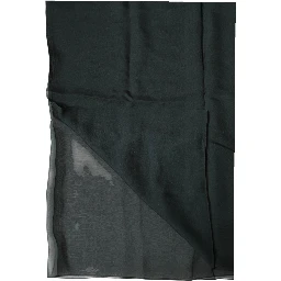 Dark Green Silk Neck Wrap Foulard  Scarf