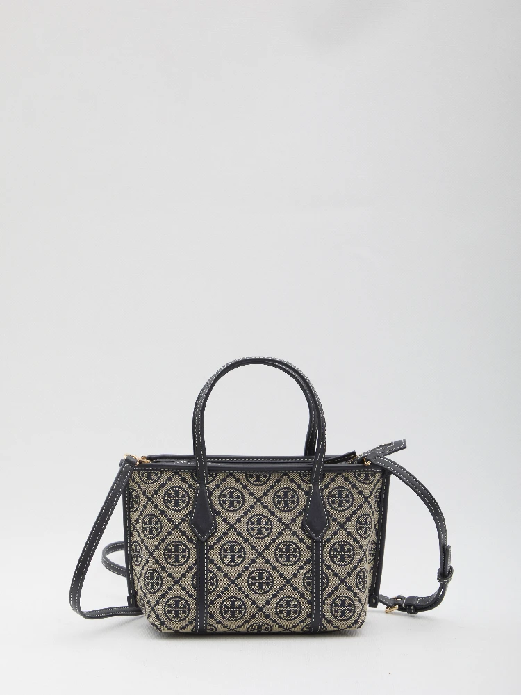 Perry T Monogram shopping mini bag
