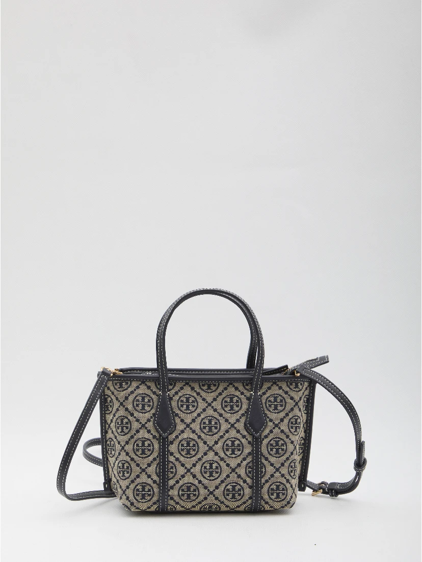 Perry T Monogram shopping mini bag