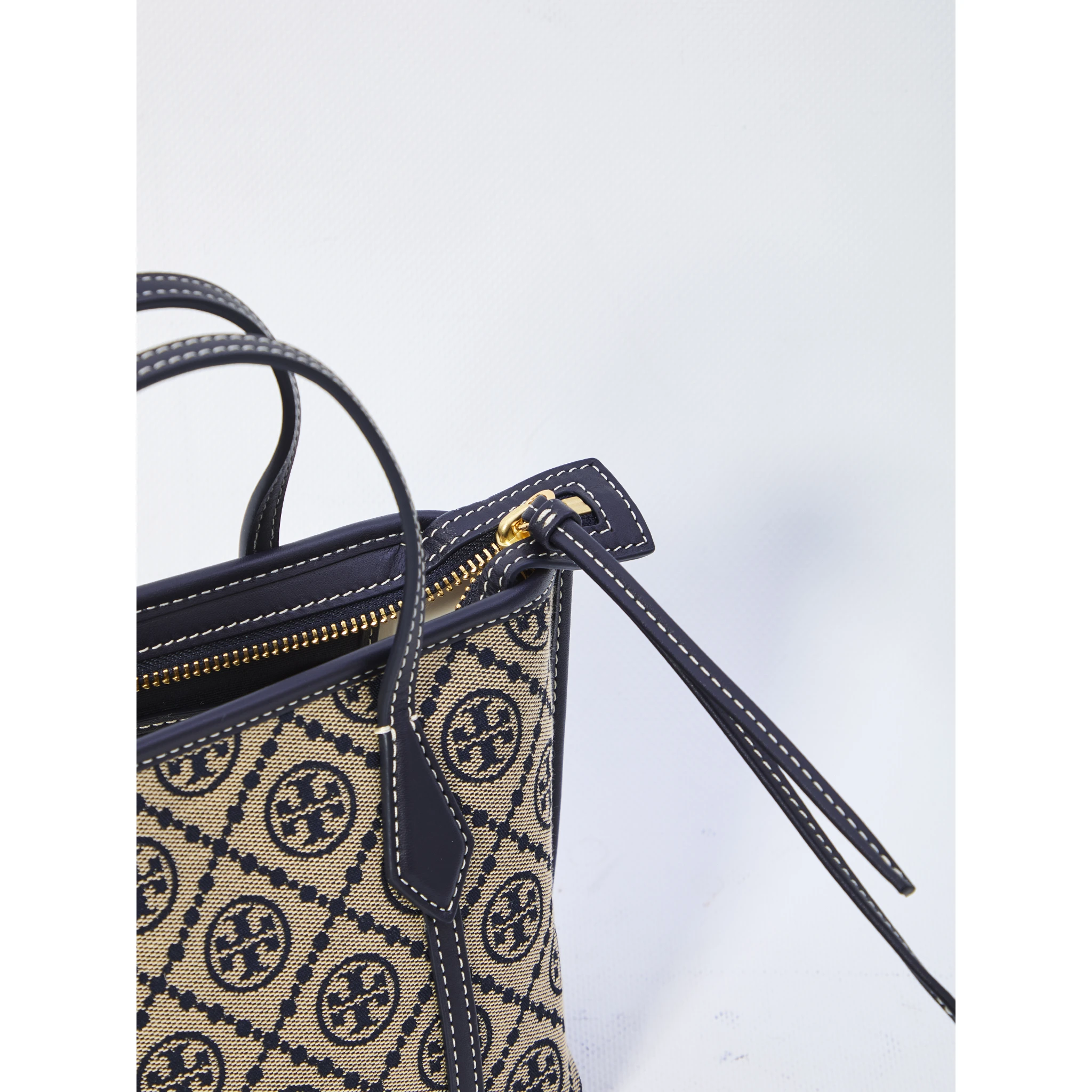 Perry T Monogram shopping mini bag