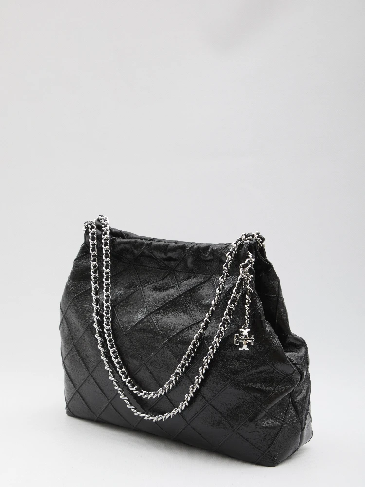 Fleming Hobo bag with aged effect alternative