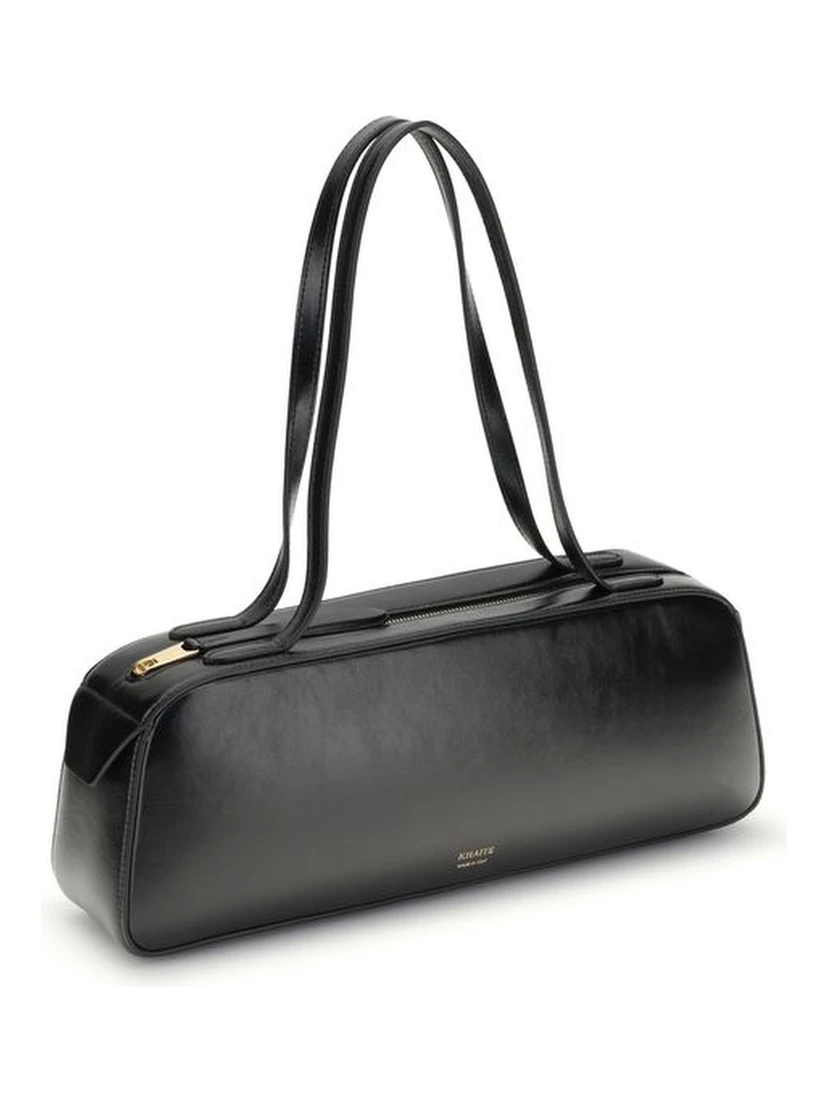 Black Calf Leather Bos Taurus Shoulder Bag