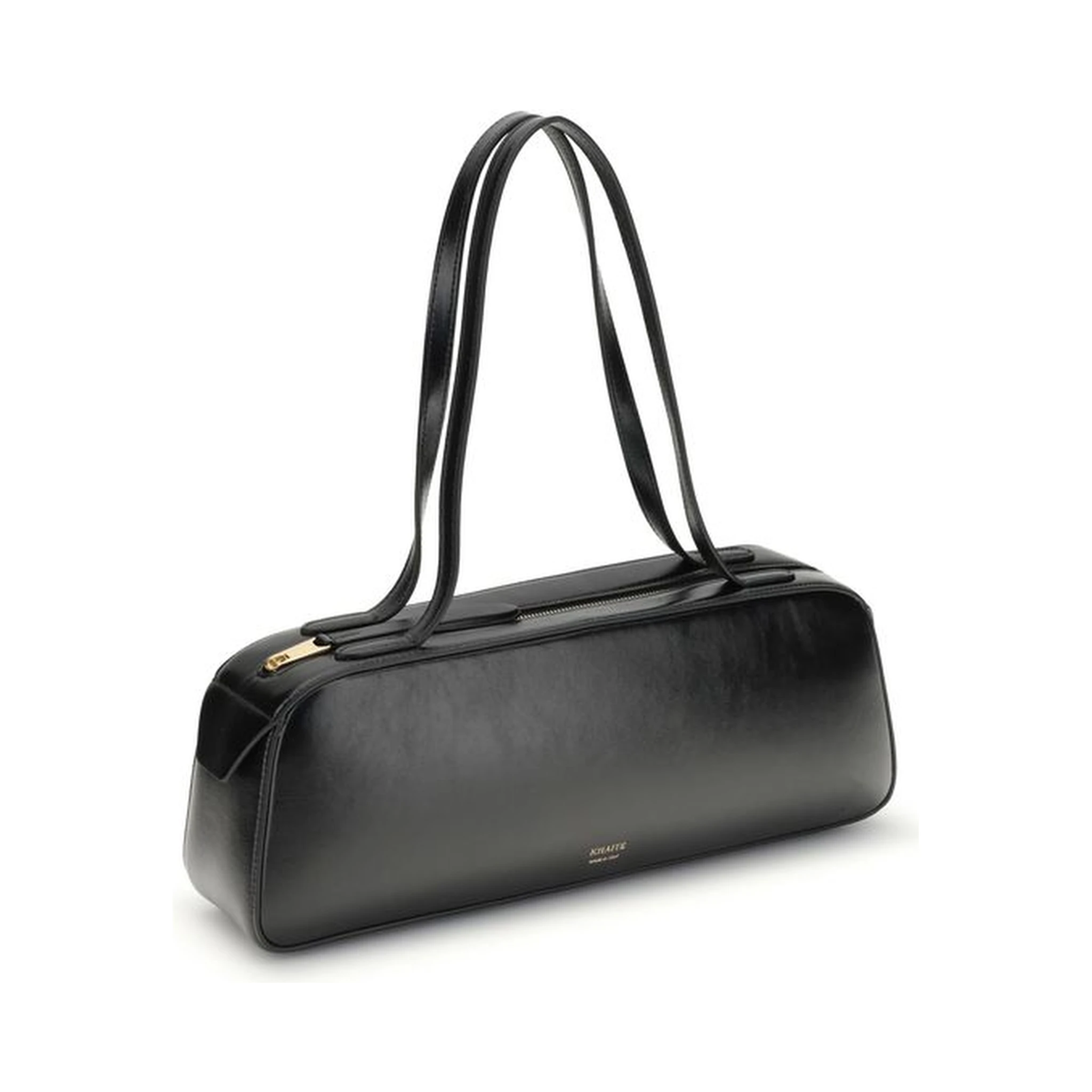 Black Calf Leather Bos Taurus Shoulder Bag