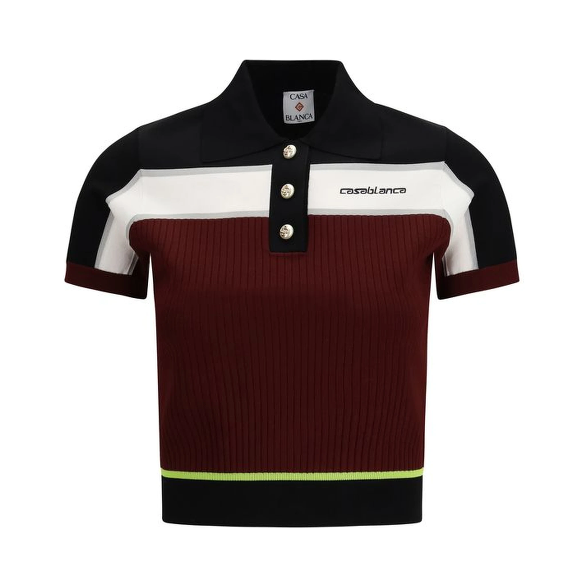 Multicolor Viscose Polo Shirt