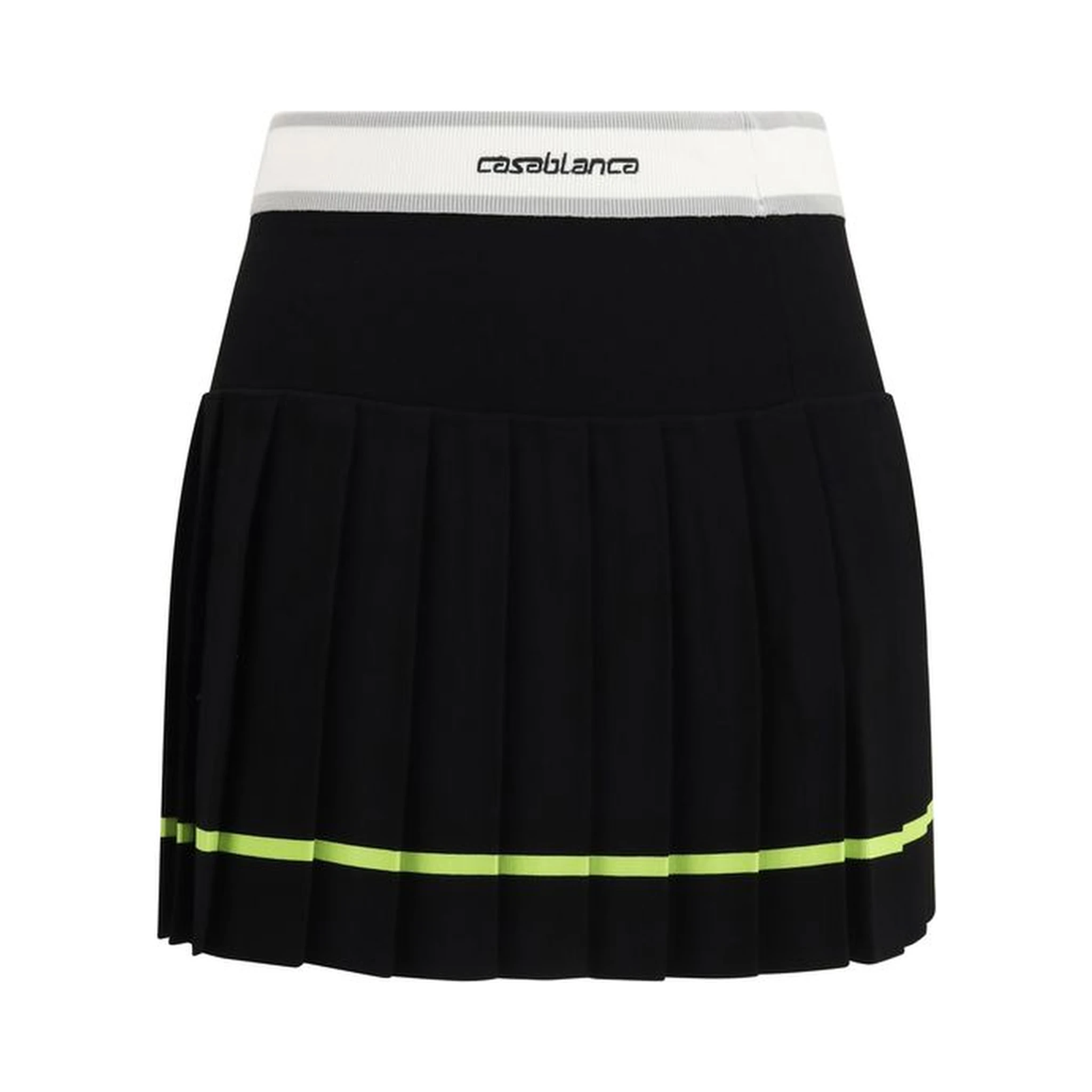 Black Viscose Mini Skirt