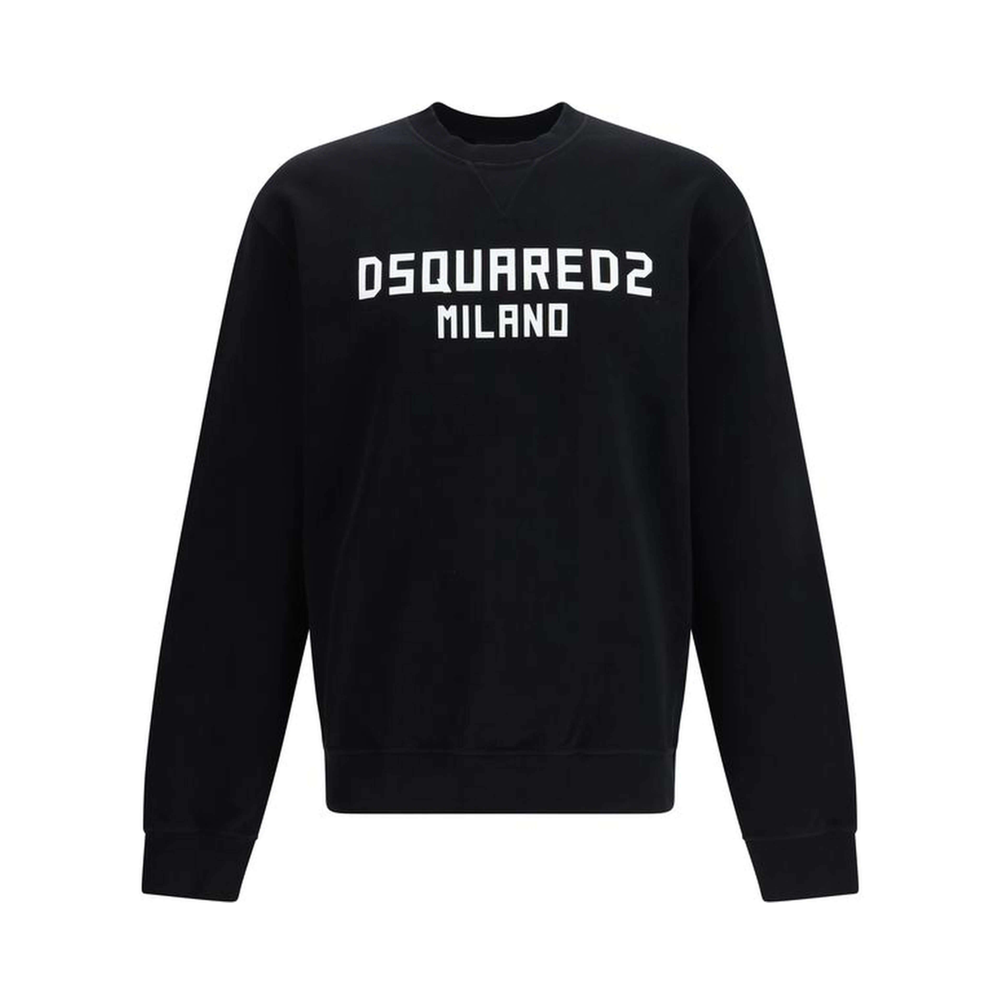 Black Cotton Sweatshirt