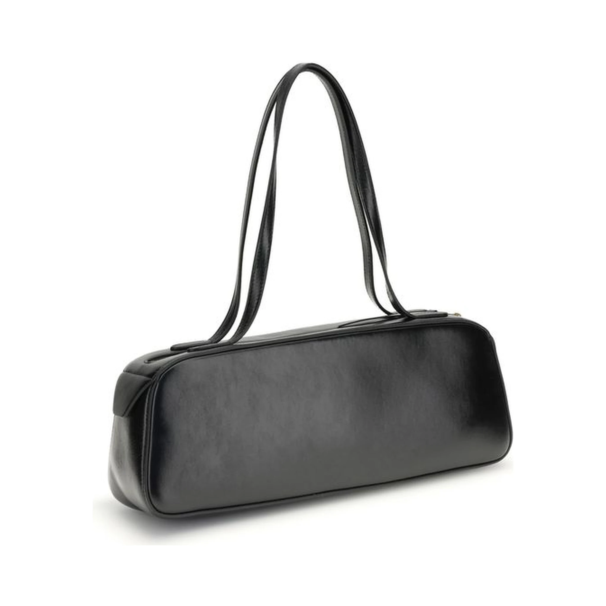 Black Calf Leather Bos Taurus Shoulder Bag