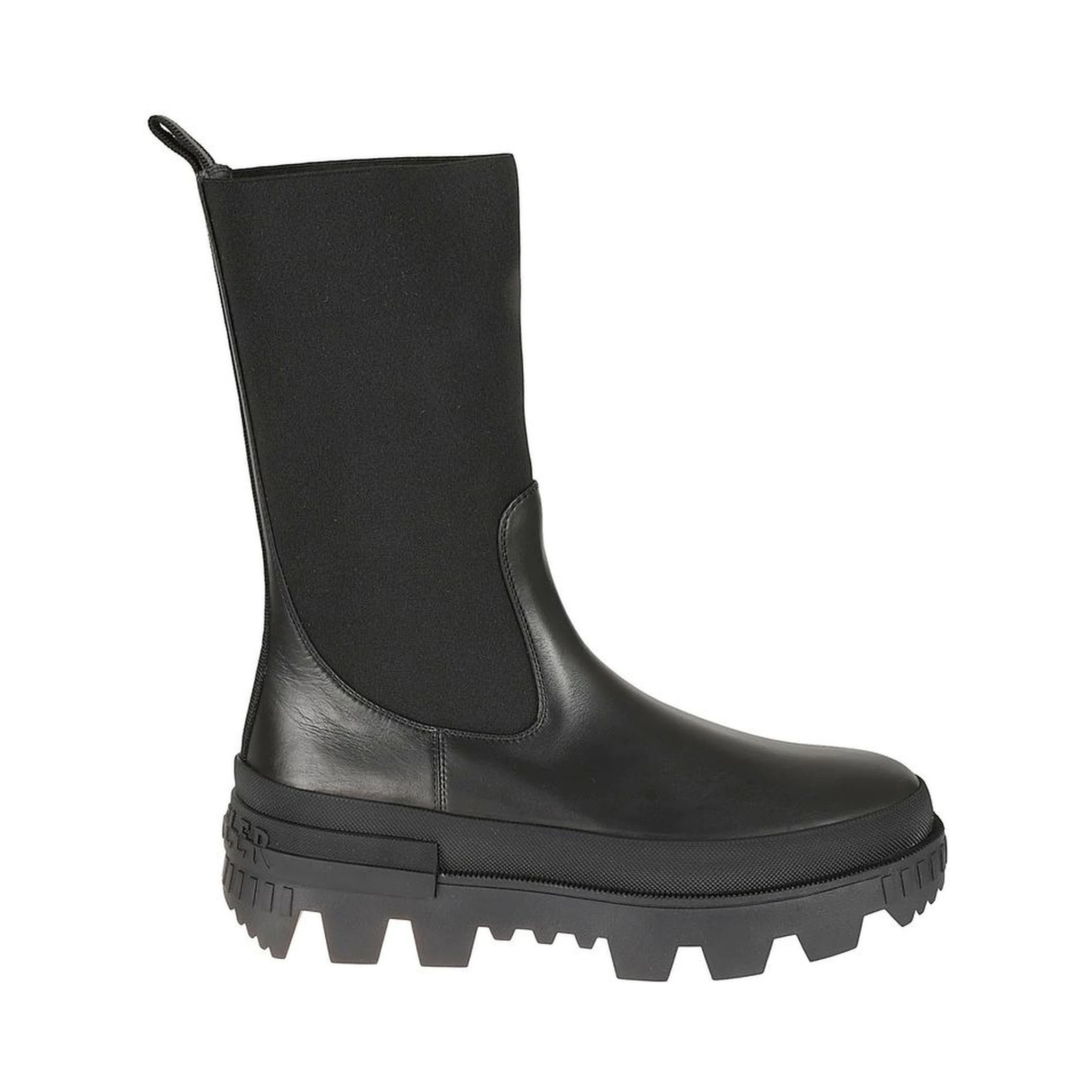 Black Calfskin Ankle Boots