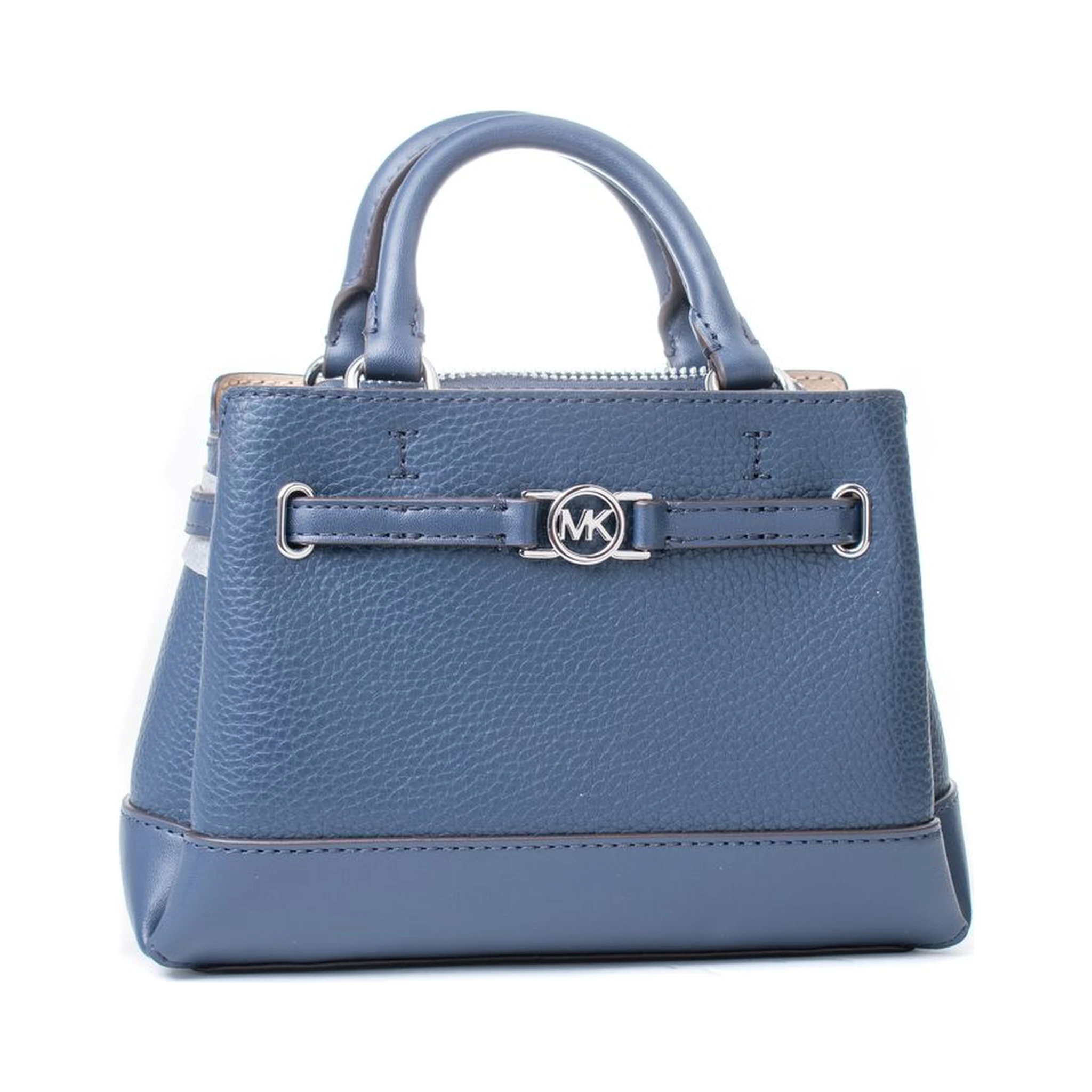 Blue Fur Handbag
