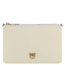 Cream Calf Leather Bos Taurus Shoulder Bag