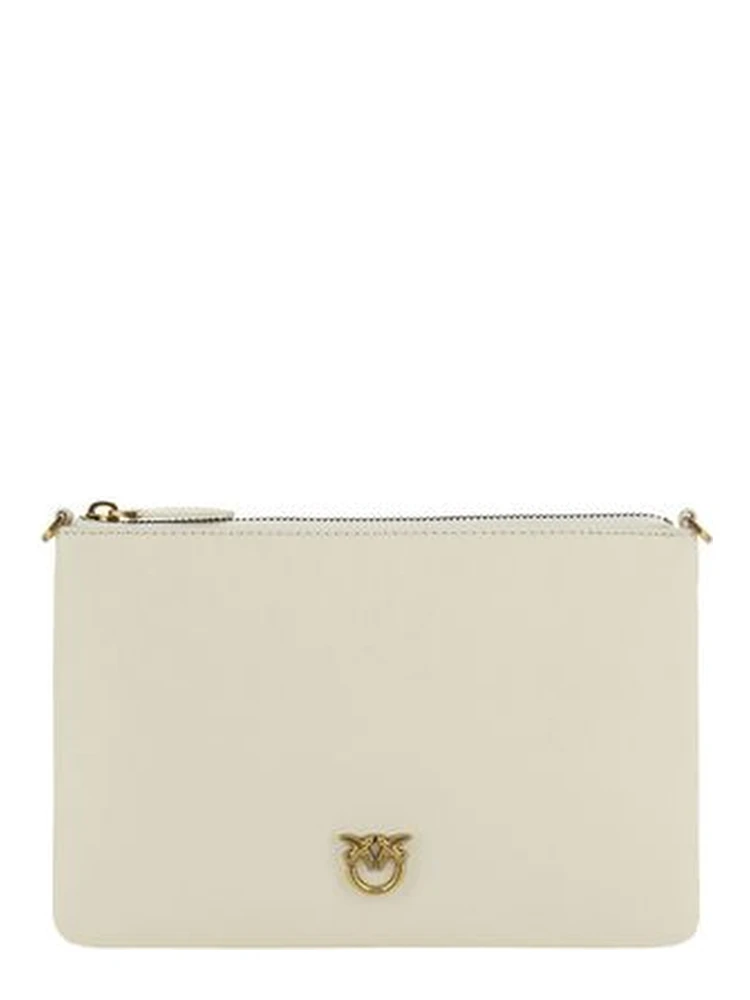 Cream Calf Leather Bos Taurus Shoulder Bag