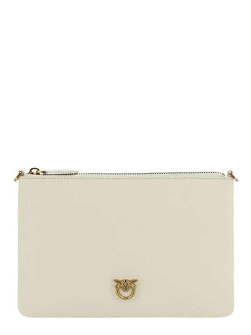Cream Calf Leather Bos Taurus Shoulder Bag