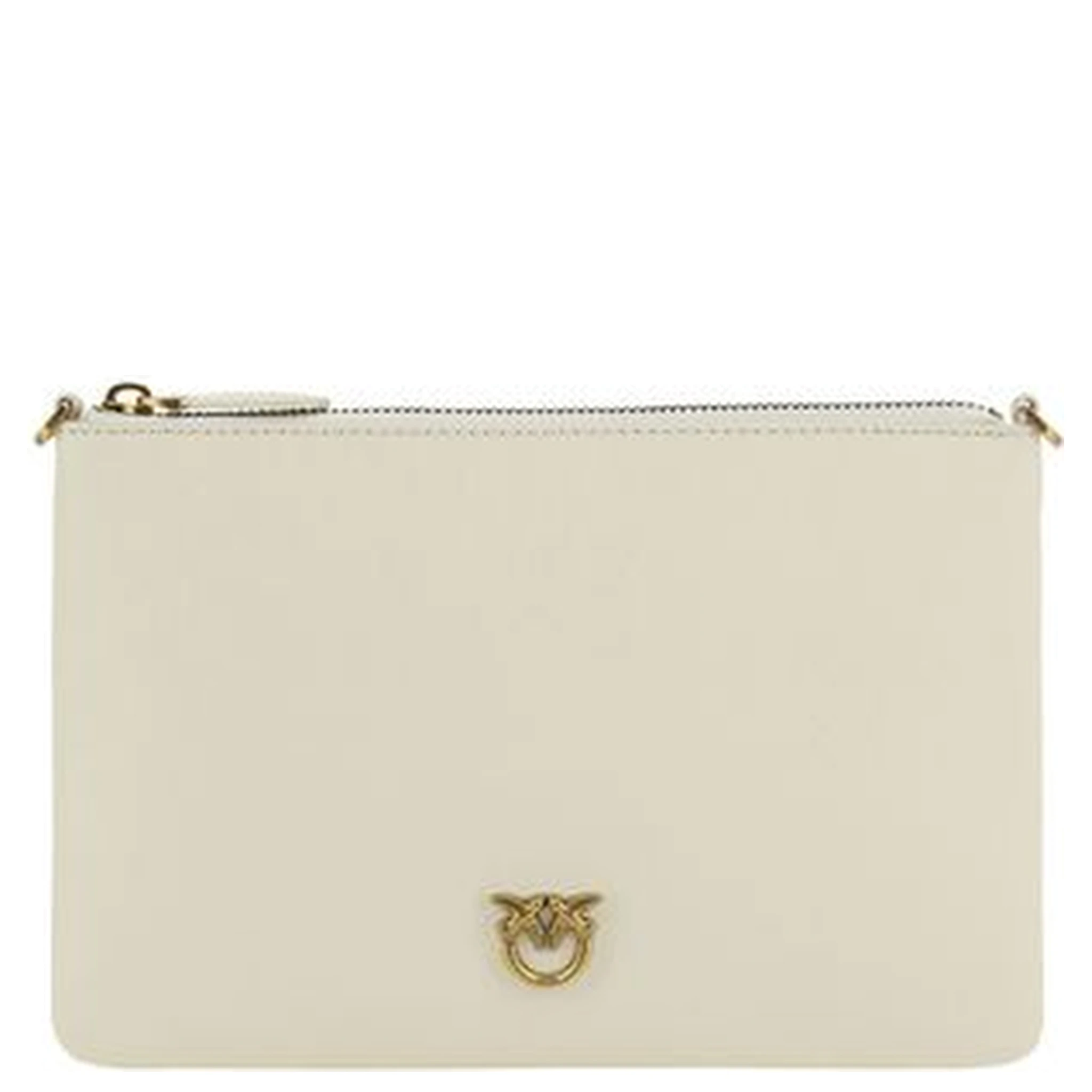 Cream Calf Leather Bos Taurus Shoulder Bag