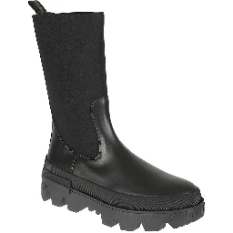 Black Calfskin Ankle Boots