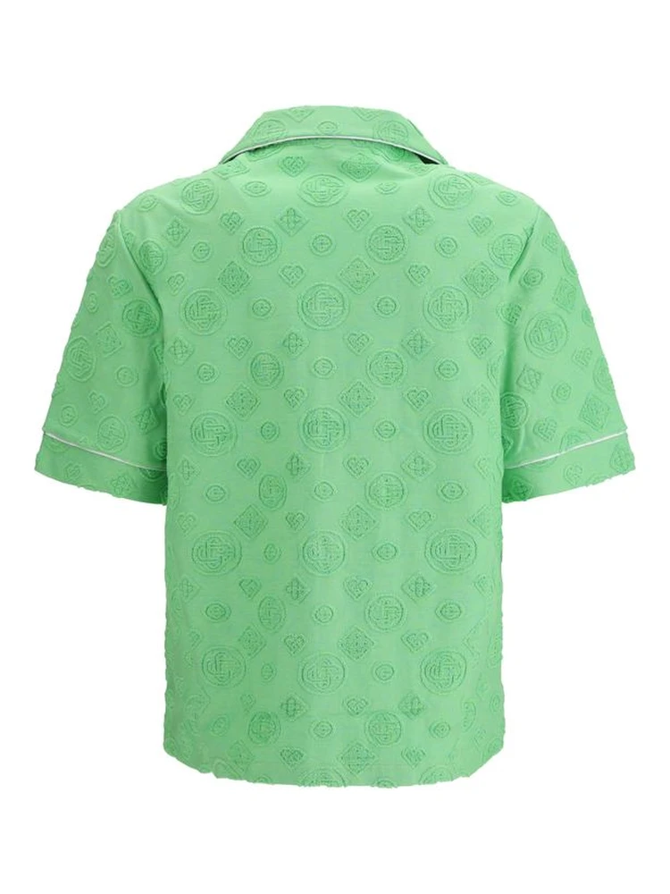 Bicolor Cotton Shortsleeve Shirt alternative