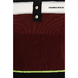 Multicolor Viscose Polo Shirt