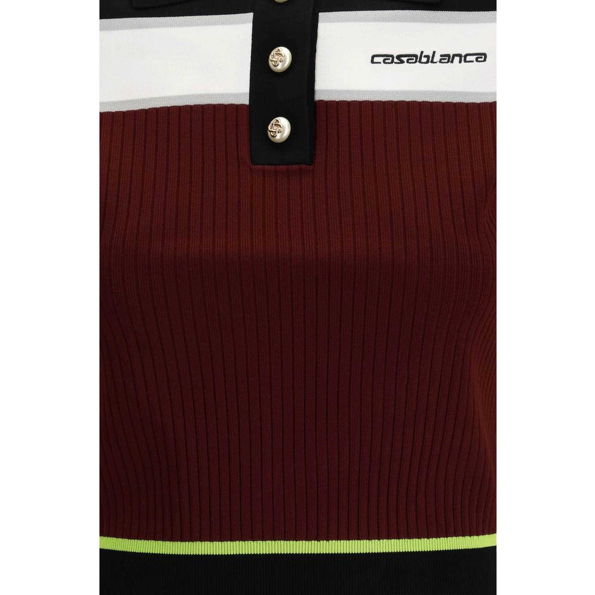 Multicolor Viscose Polo Shirt