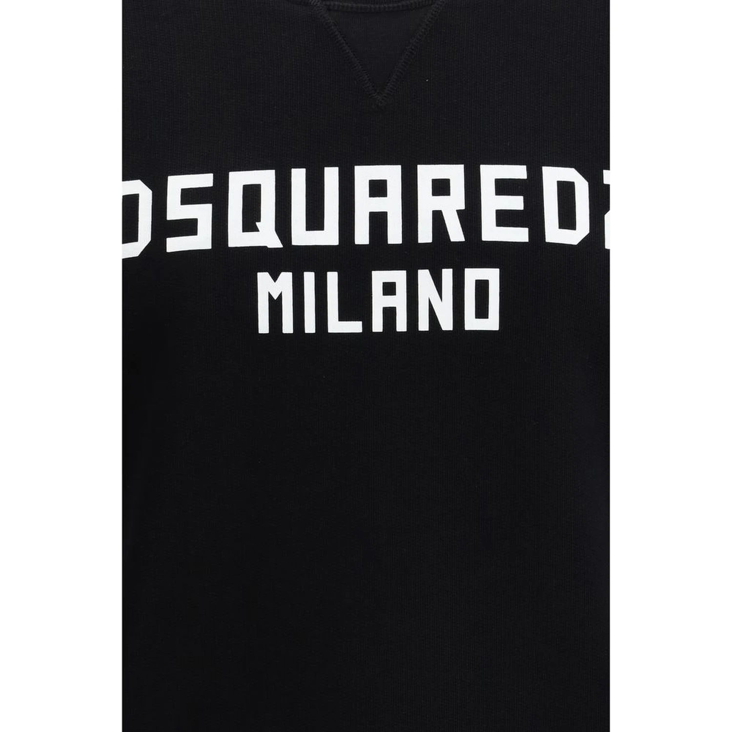 Black Cotton Sweatshirt