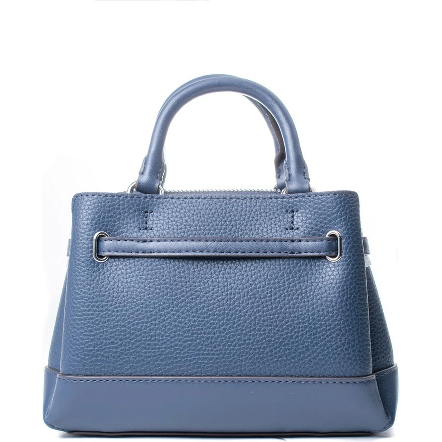 Blue Fur Handbag