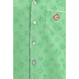 Bicolor Cotton Shortsleeve Shirt