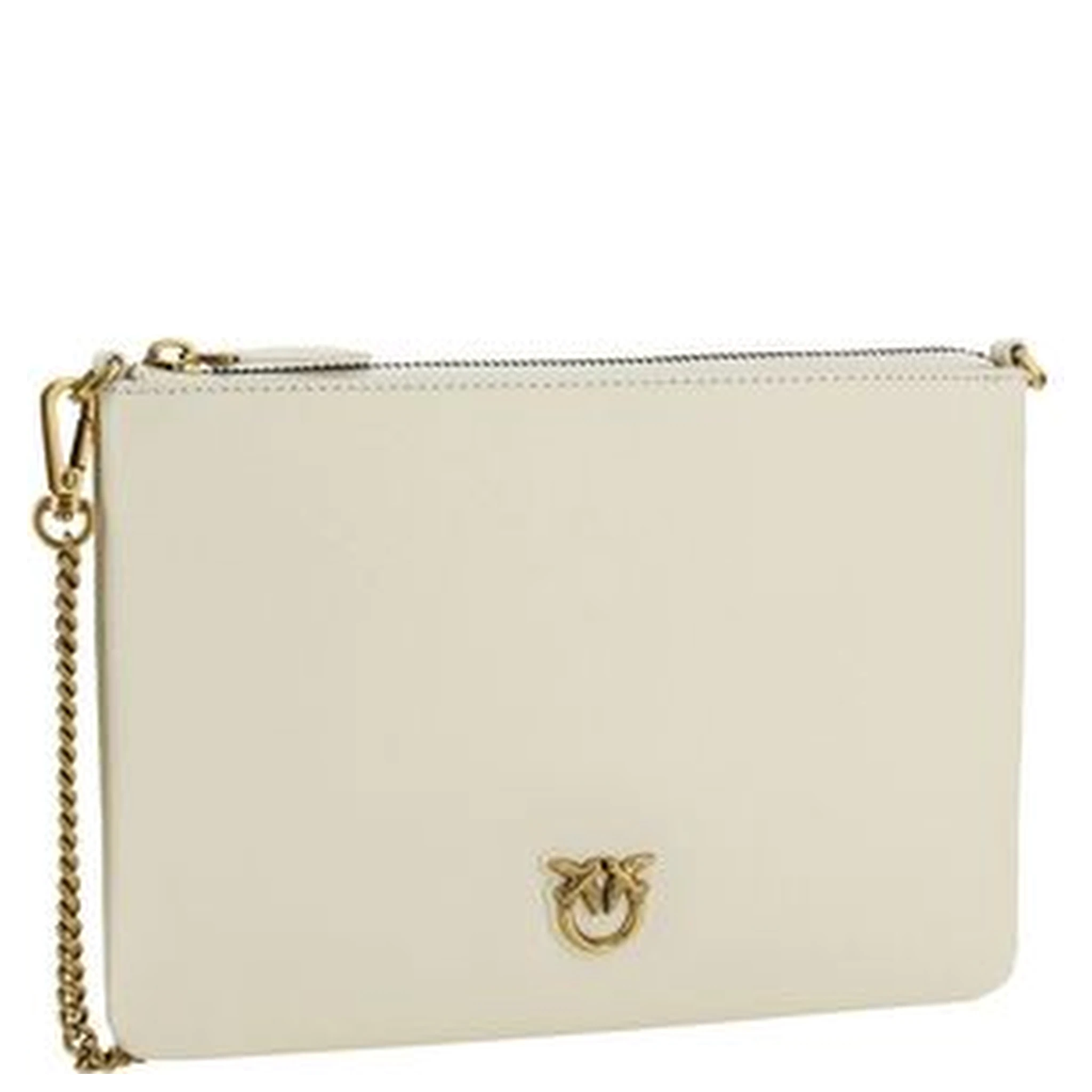 Cream Calf Leather Bos Taurus Shoulder Bag