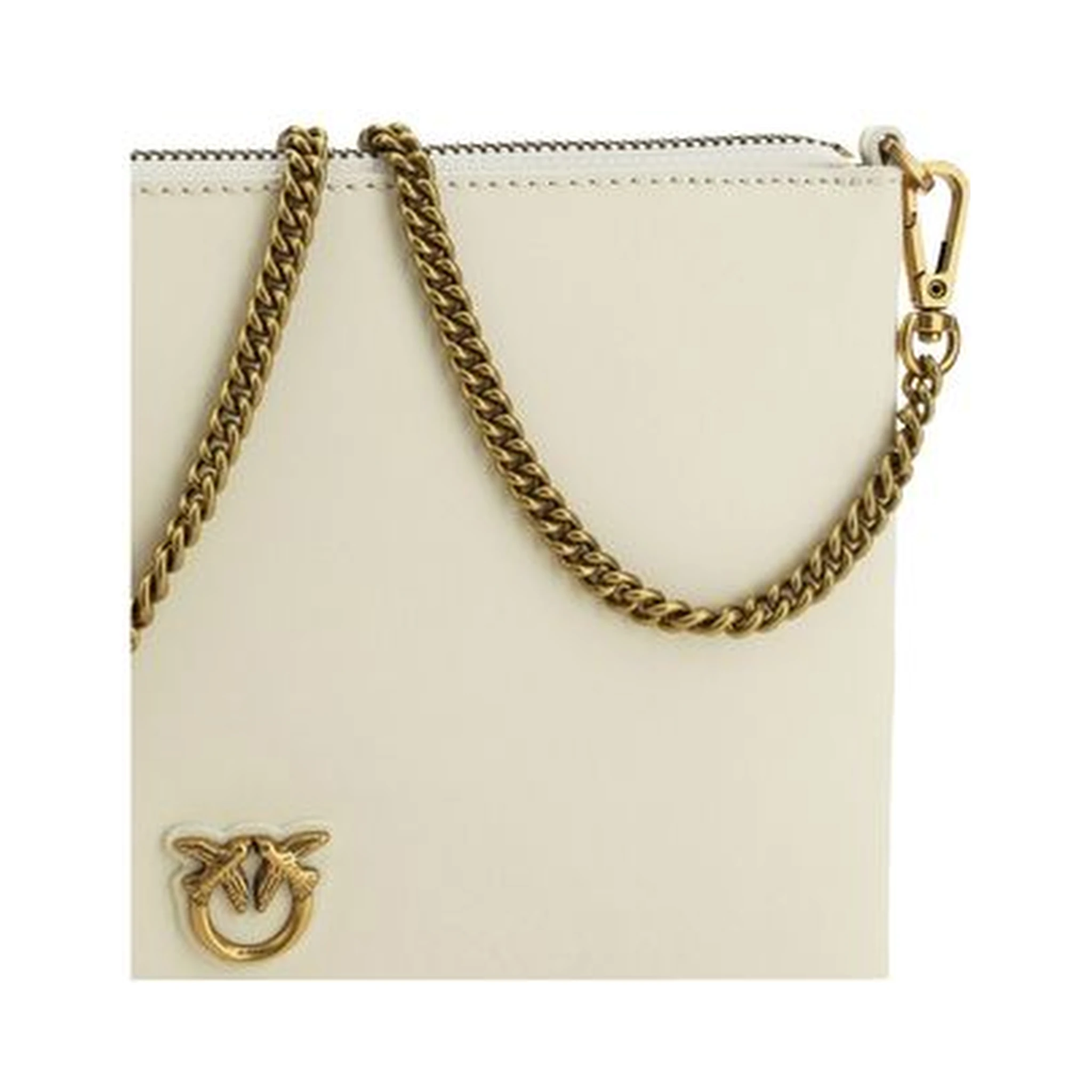 Cream Calf Leather Bos Taurus Shoulder Bag