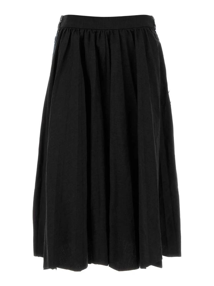 Hybrid Pleated Skirt